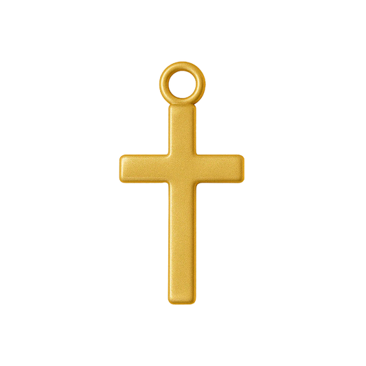 Gold Cross Charm