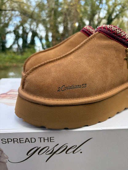 2 Corinthians 5:7 Clogs- Christmas Version