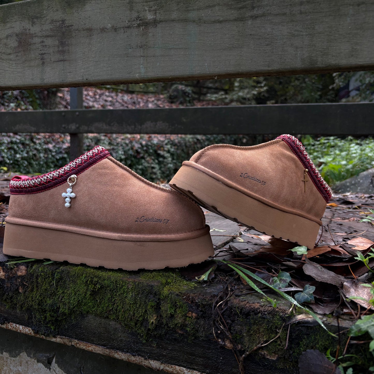 2 Corinthians 5:7 Clogs- Christmas Version